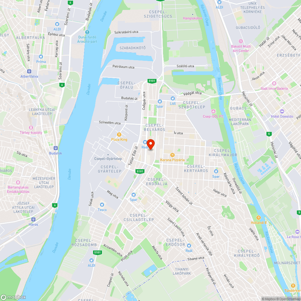 Toklászmező a Petz Ferenc utcában bejelentés helye