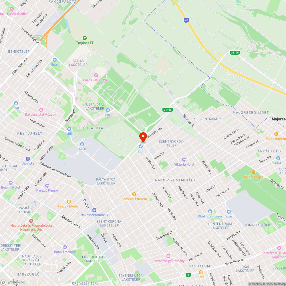 kerékpárút bejelentés helye