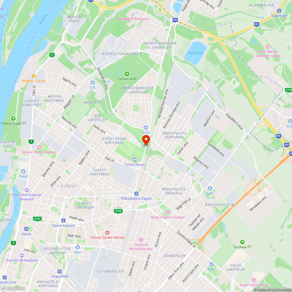 Rossz minőségű kerékpárút bejelentés helye