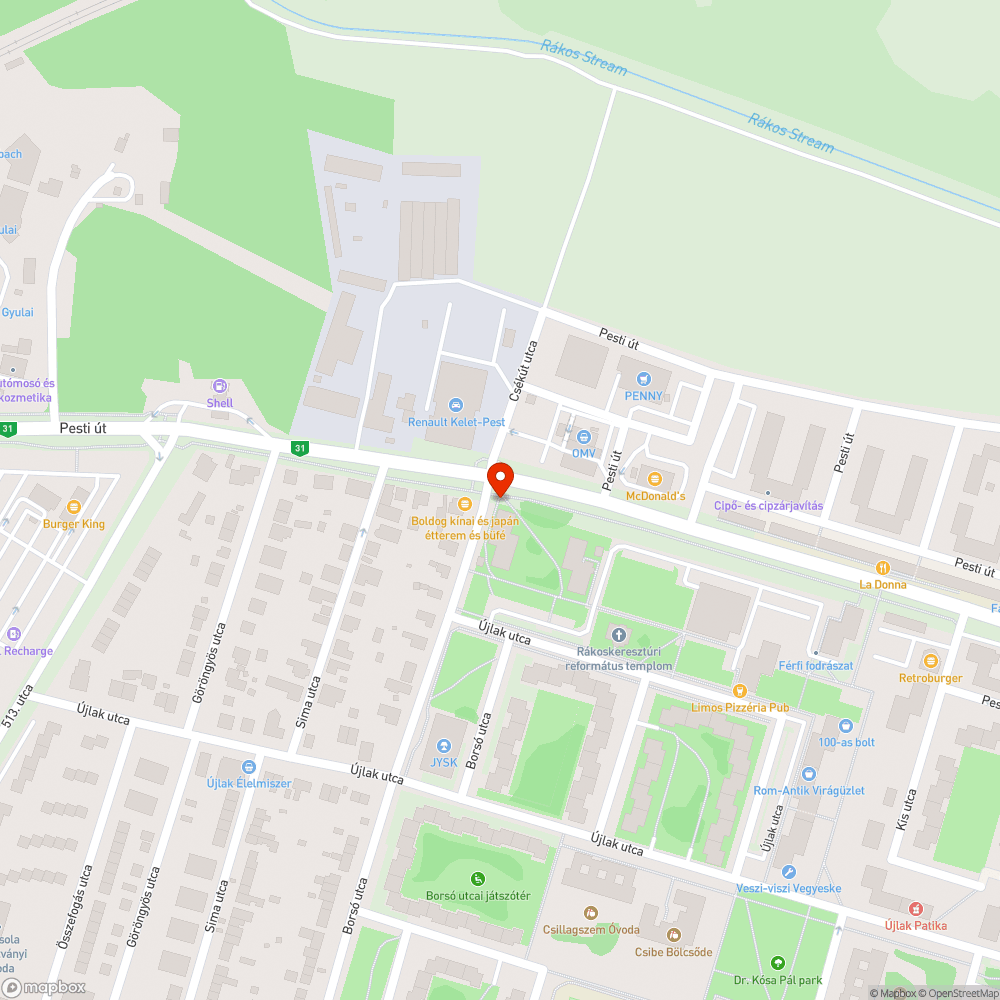 Itt is hiányzik egy utcanévtábla bejelentés helye