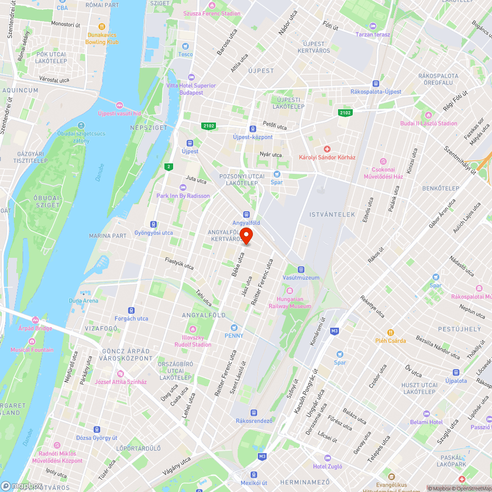 Eltűnt a szelektívsziget a Béke utcából bejelentés helye