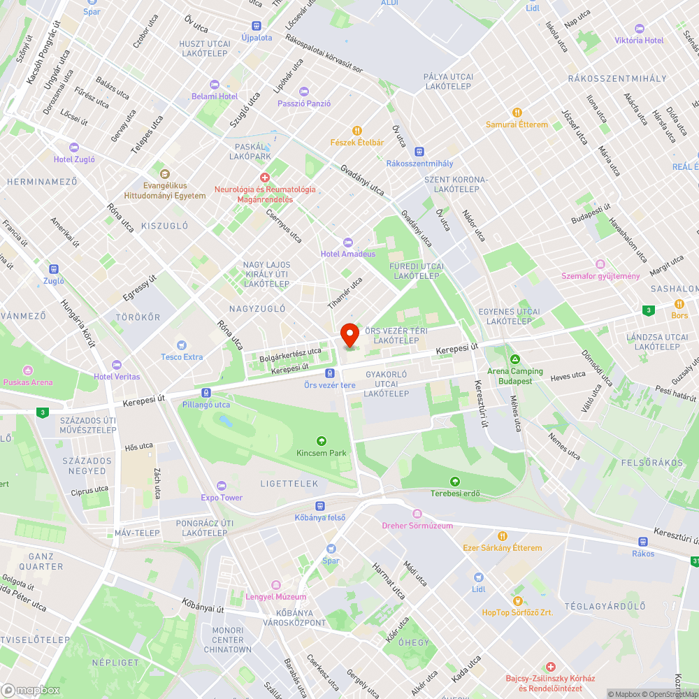 Park??? bejelentés helye