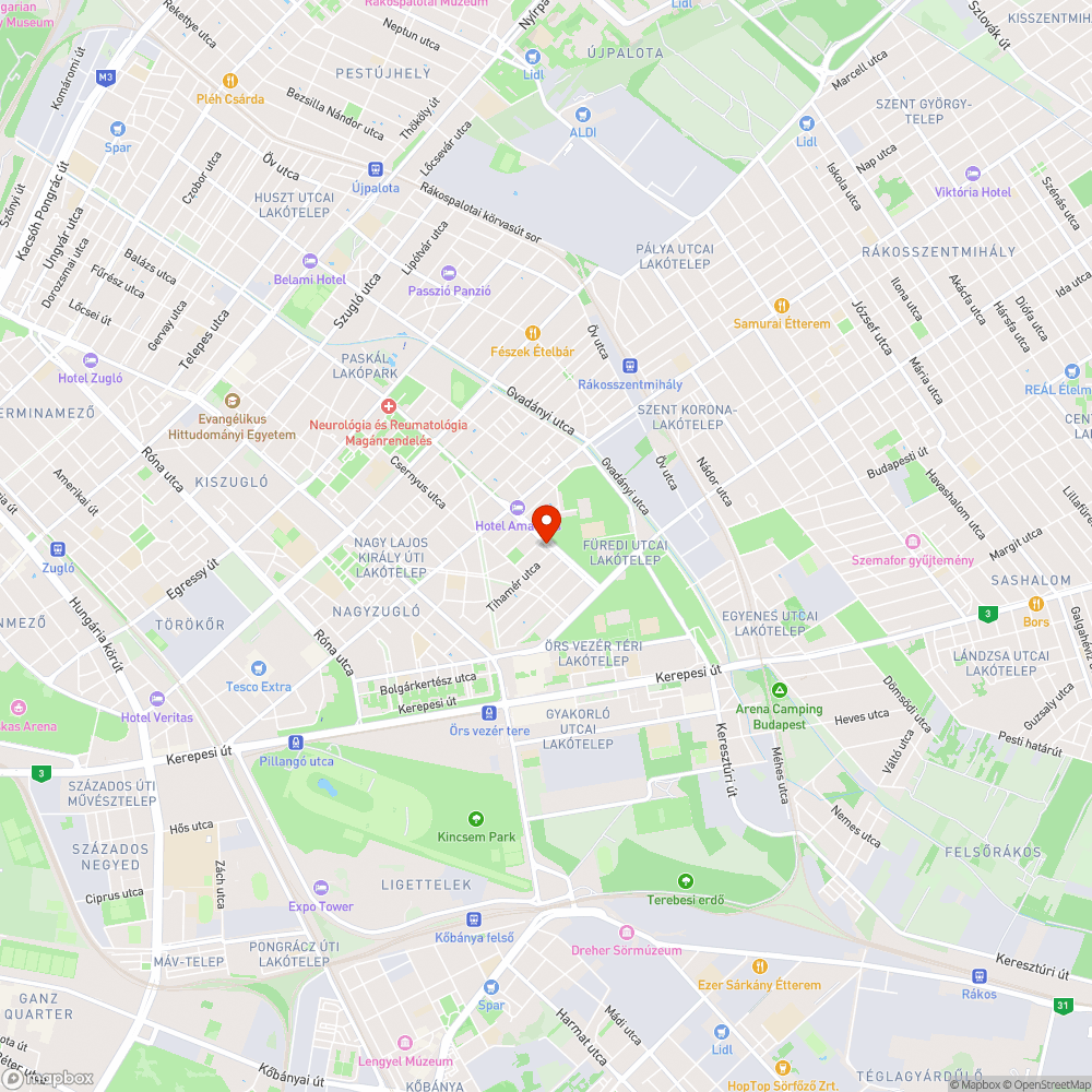 Elhanyagol épület és környéke bejelentés helye