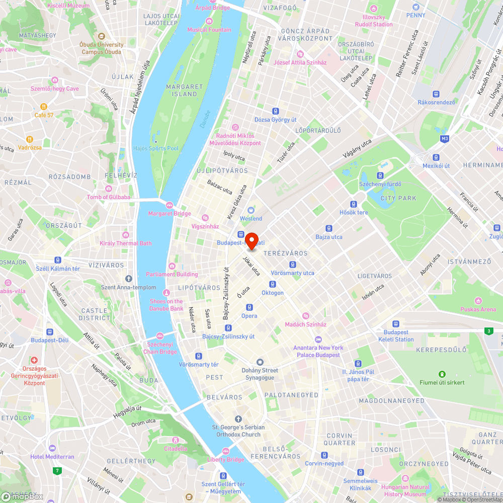 Hiányzó utcai szemétgyűjtő bejelentés helye