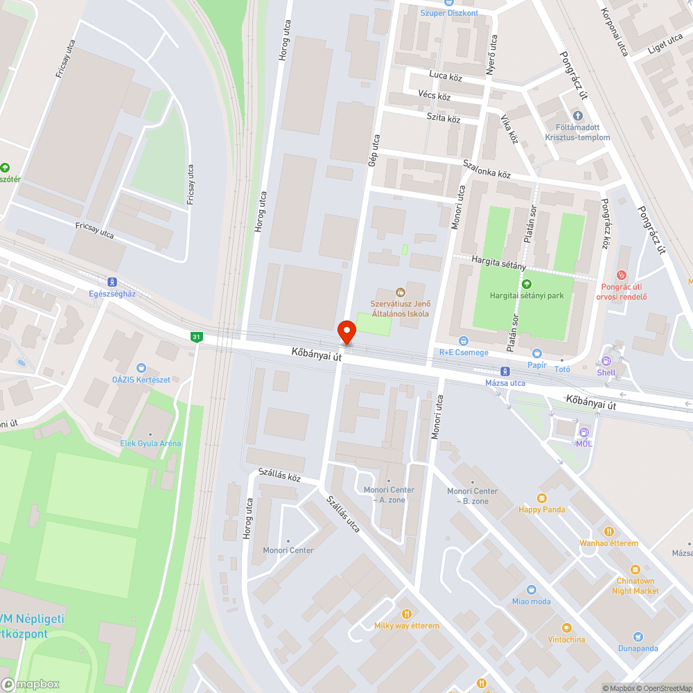 Gazos taktilis jelek bejelentés helye