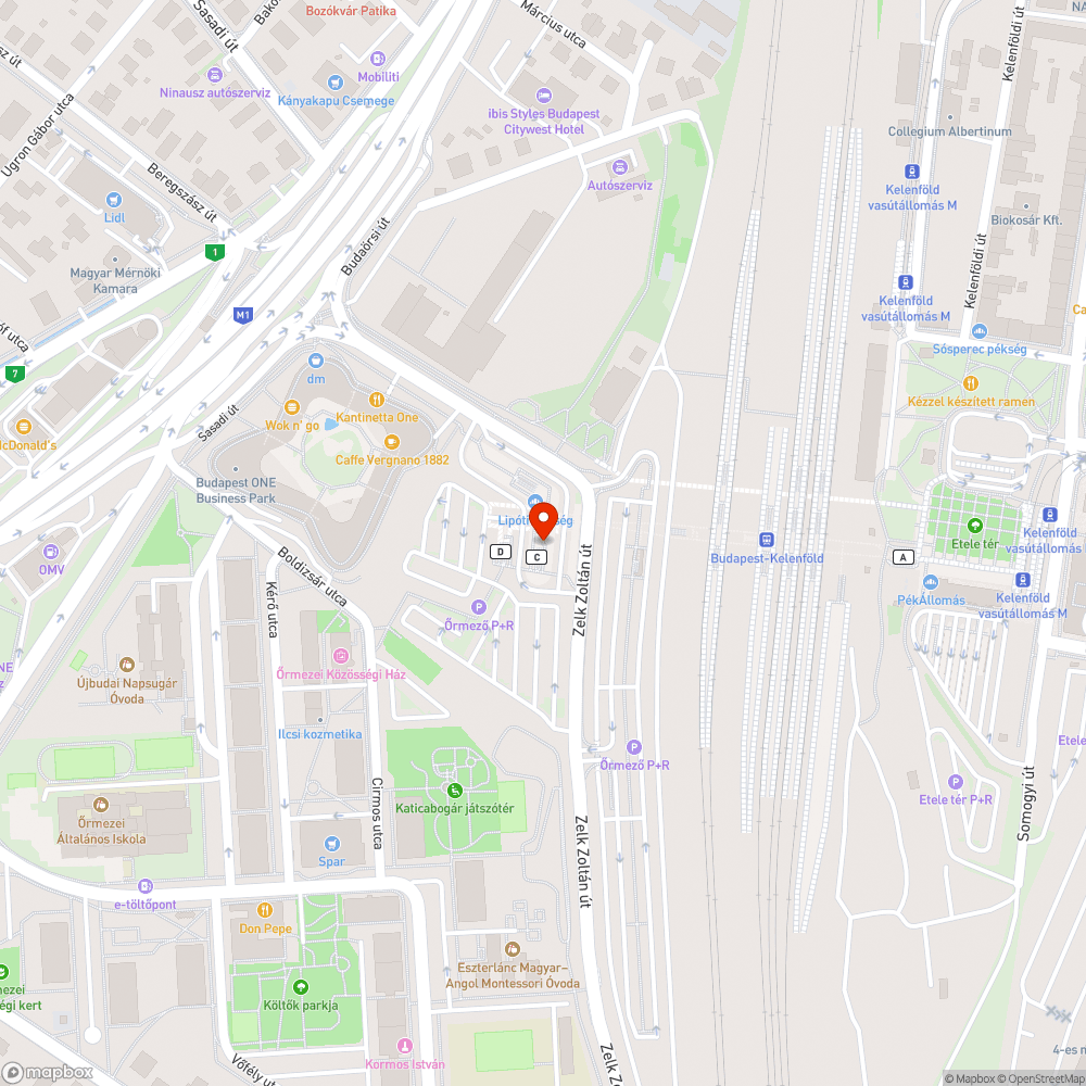 Kelenföldön szemetes-csikkes a buszmegálló bejelentés helye