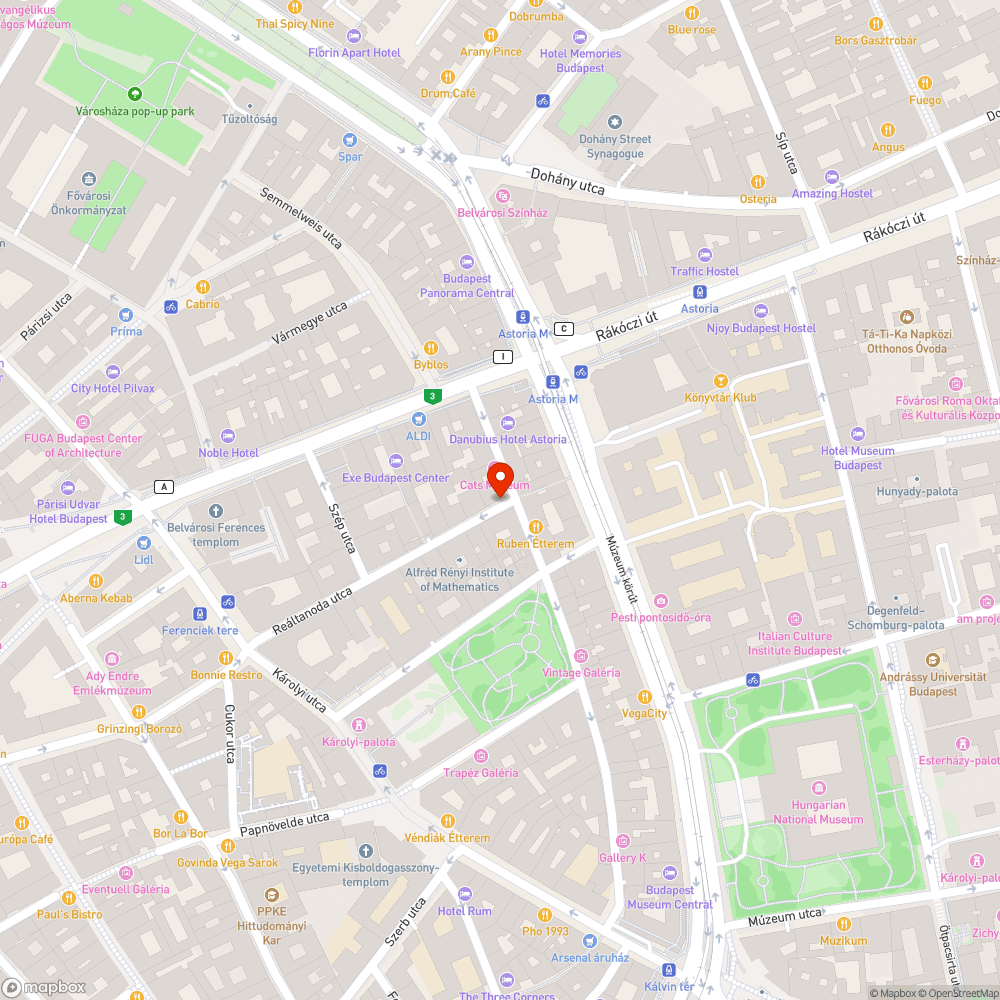 Szemétkupac a járdán bejelentés helye