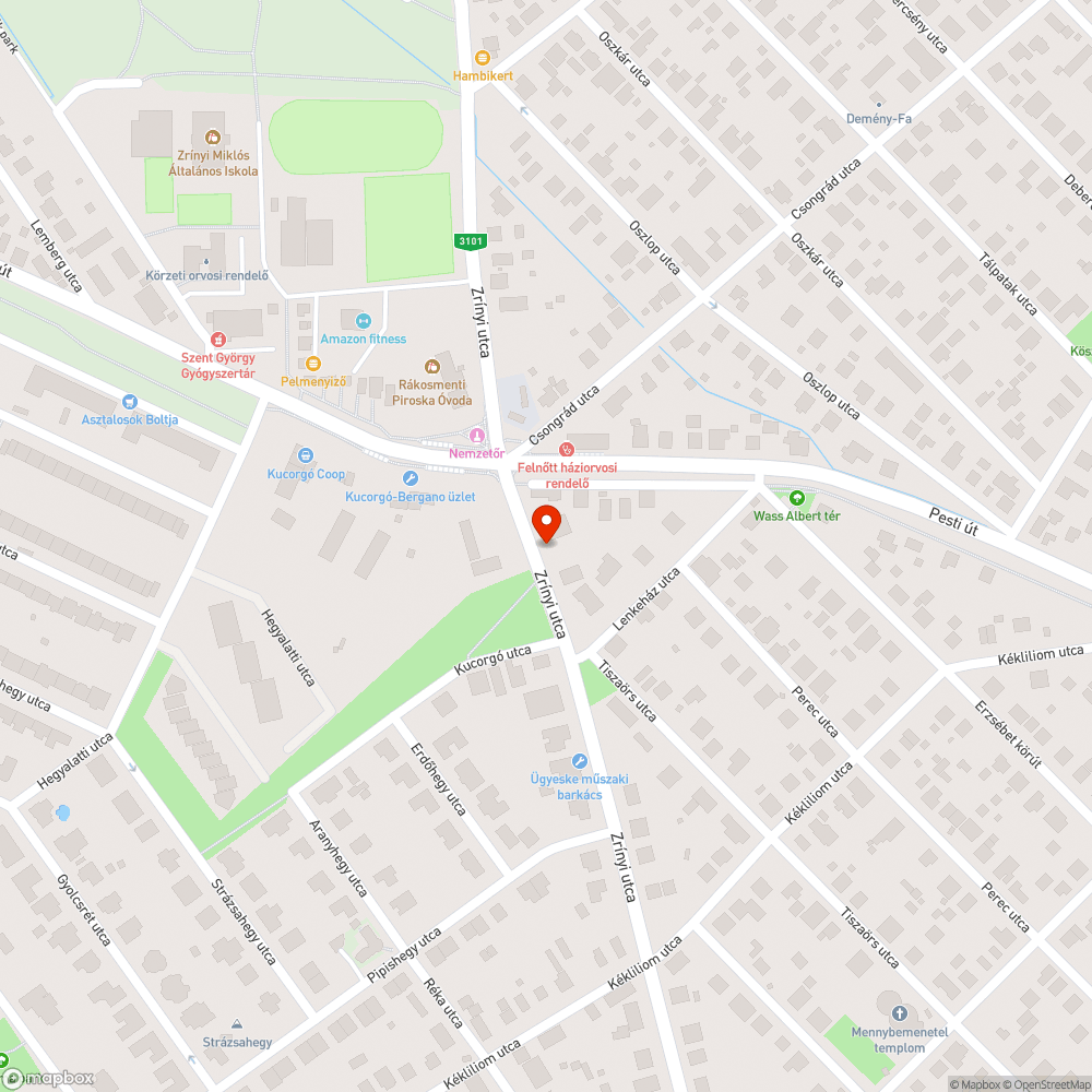 Vízfolyás bejelentés helye