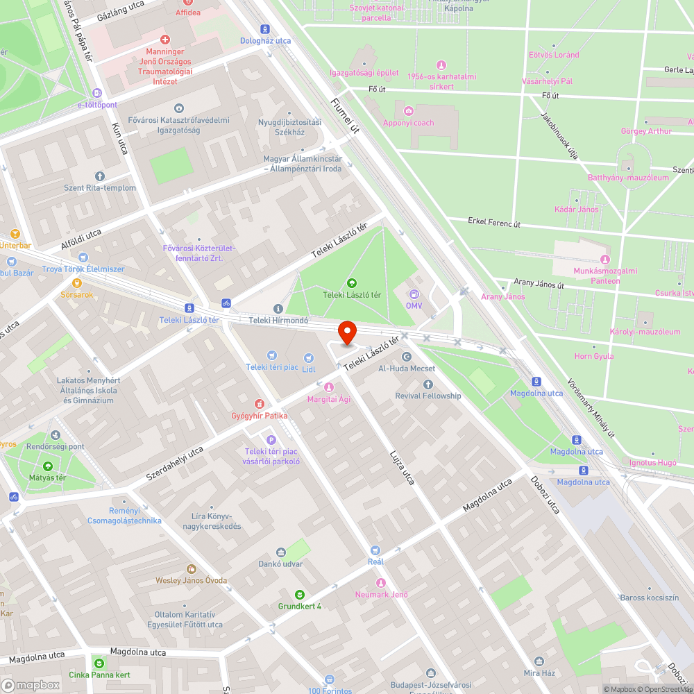 Rendszám nélküli autó bejelentés helye