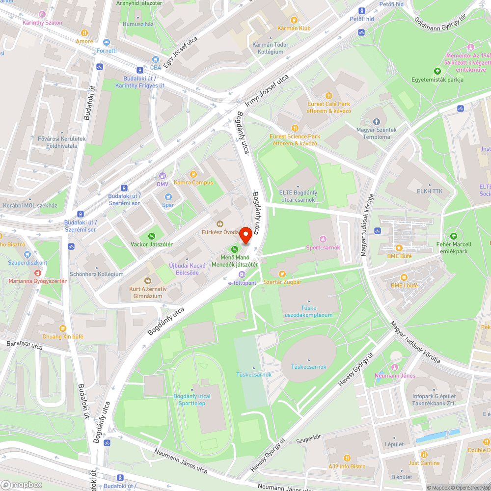 Kiszáradt fa a Bogdánfy utcában bejelentés helye