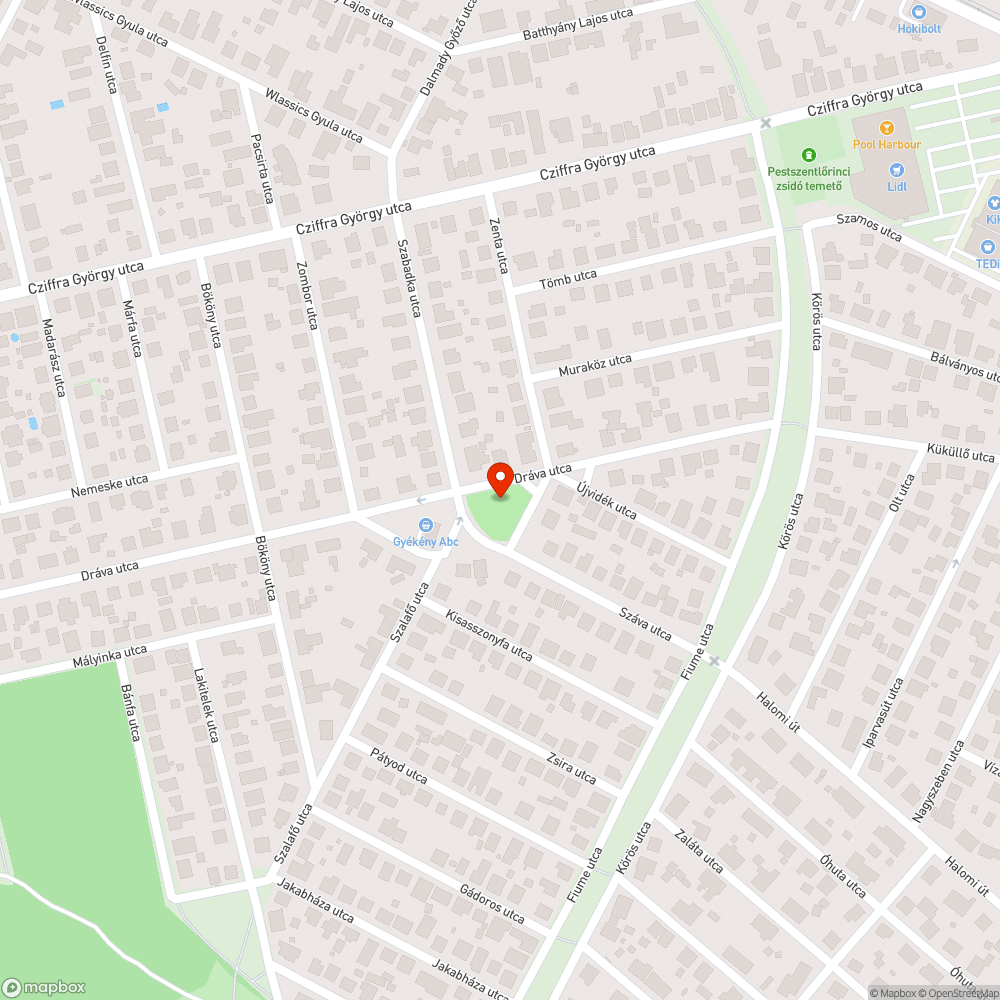 Játszótéri játék bejelentés helye