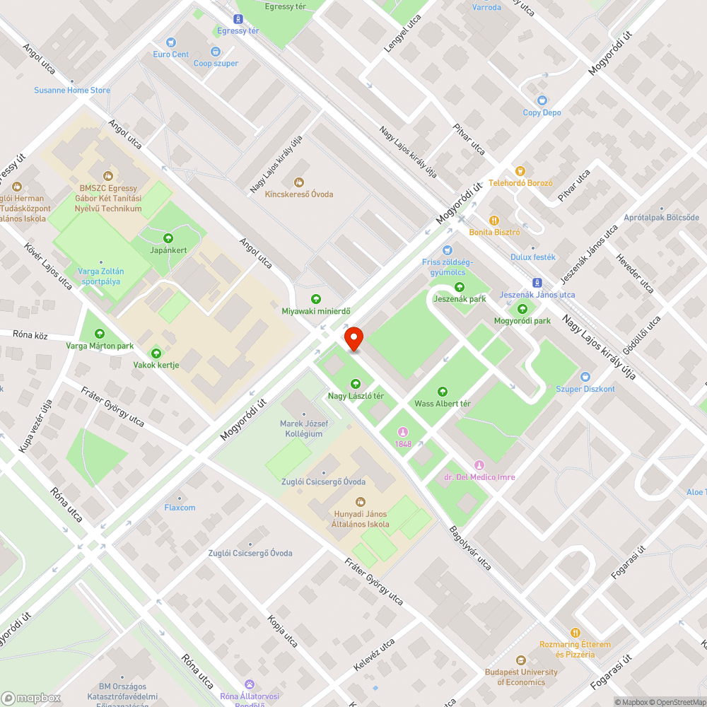 Hónapok óta kiásott gödrök - XIV. kerület, Angol utca bejelentés helye