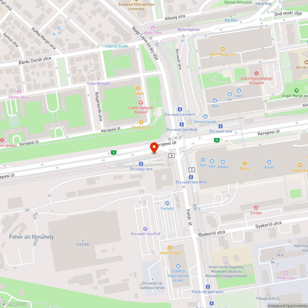 Graffiti az állomáson bejelentés helye