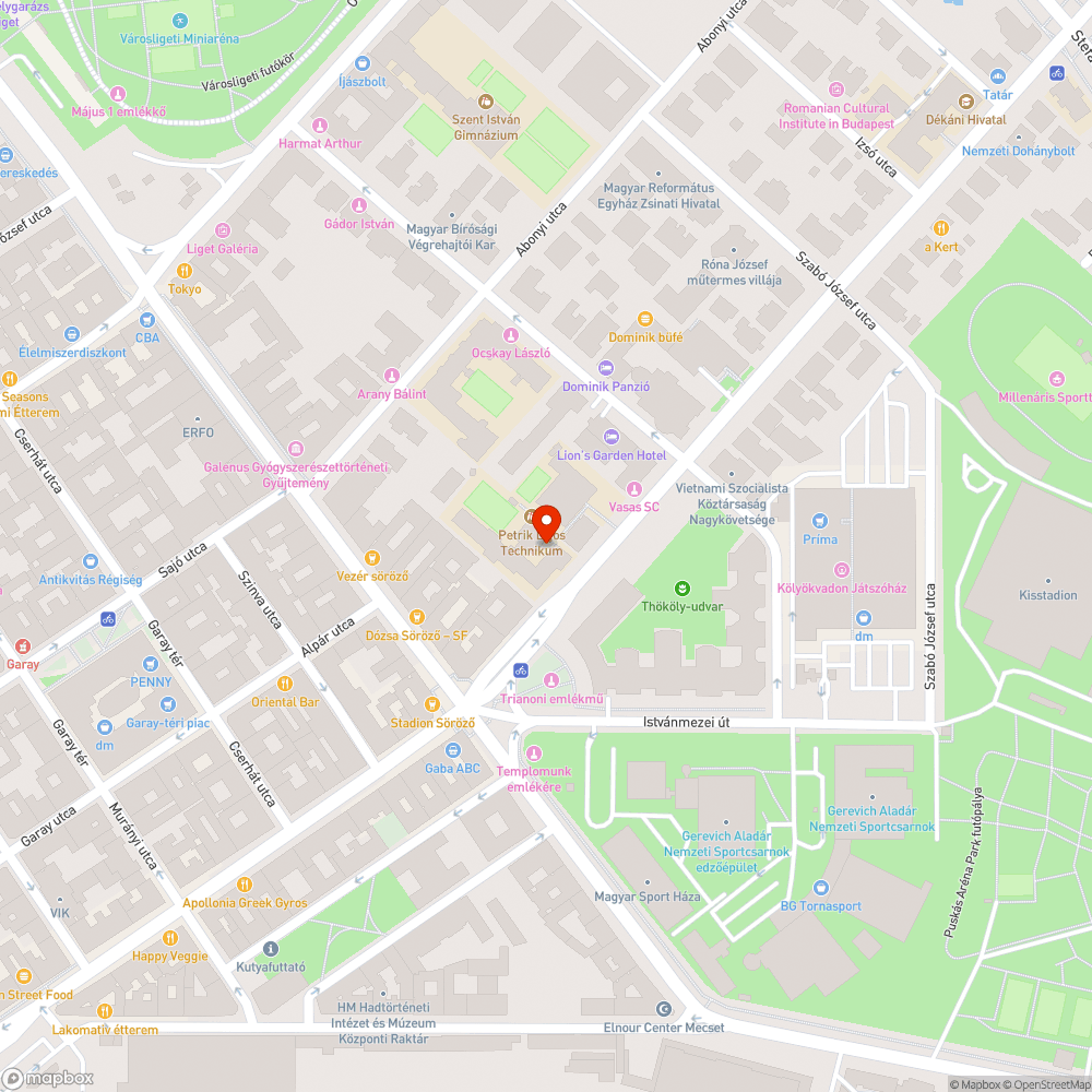 Füstokádó sárkánybusz bejelentés helye