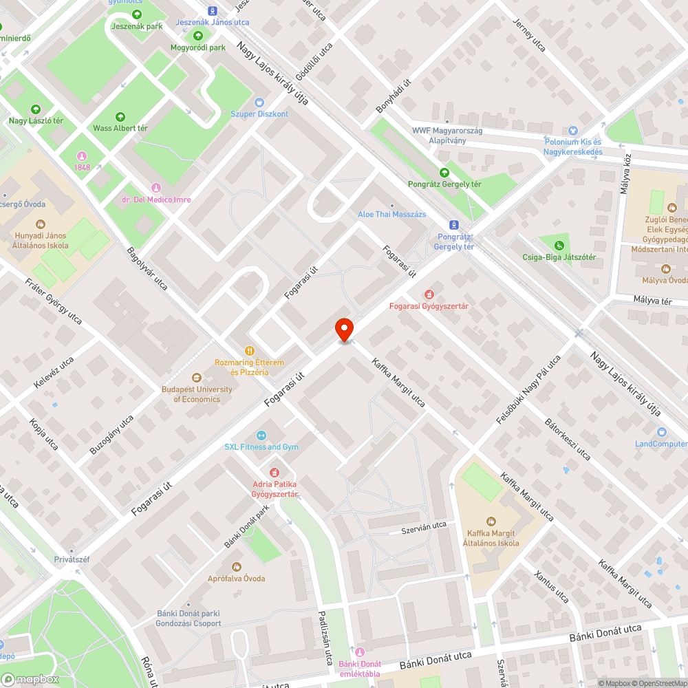 Eldugult csapadékvíz-elvezető bejelentés helye