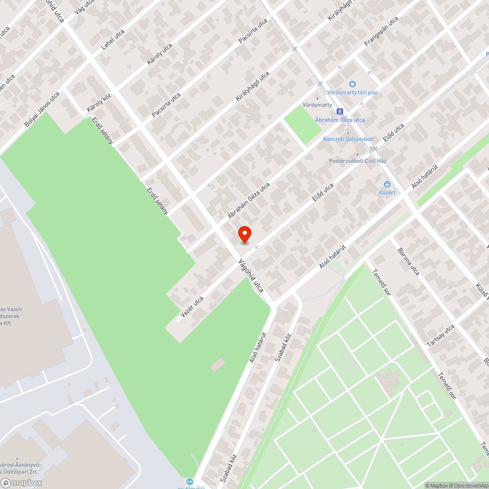 Összefirkált utcanévtábla bejelentés helye