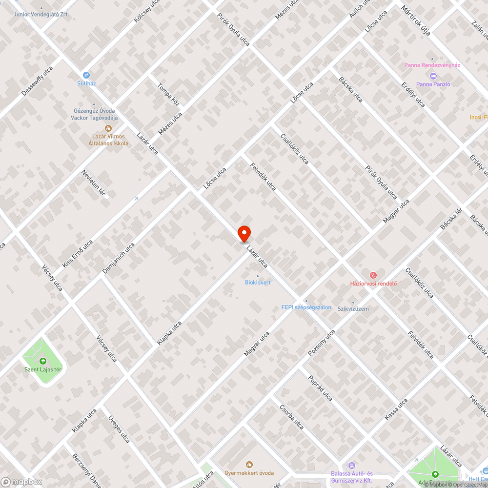 Vezetékek bejelentés helye