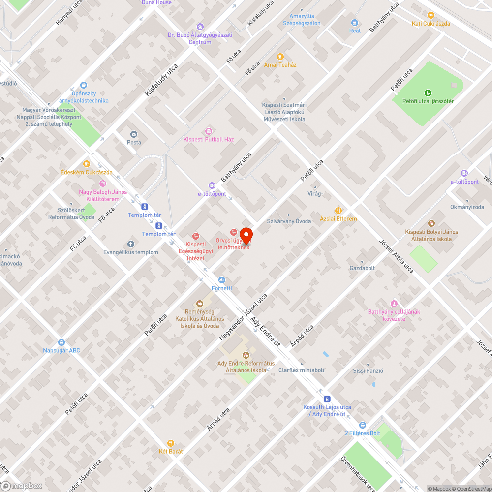 Elhagyott nak tűnő autó bejelentés helye