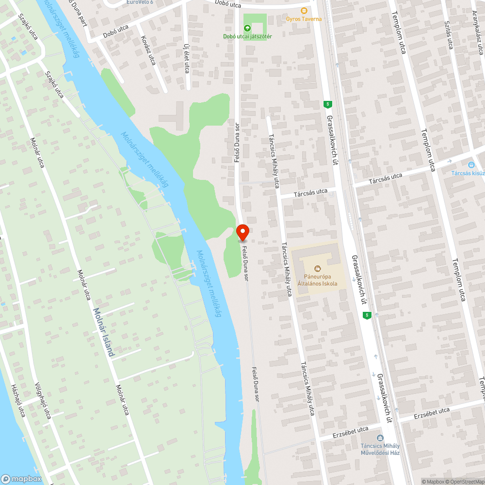 Vízátfolyás és pangó víz a kerékpárút mellett bejelentés helye