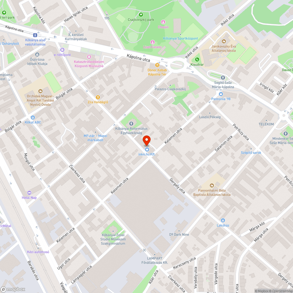 Lyukak járda mellett/alatt bejelentés helye