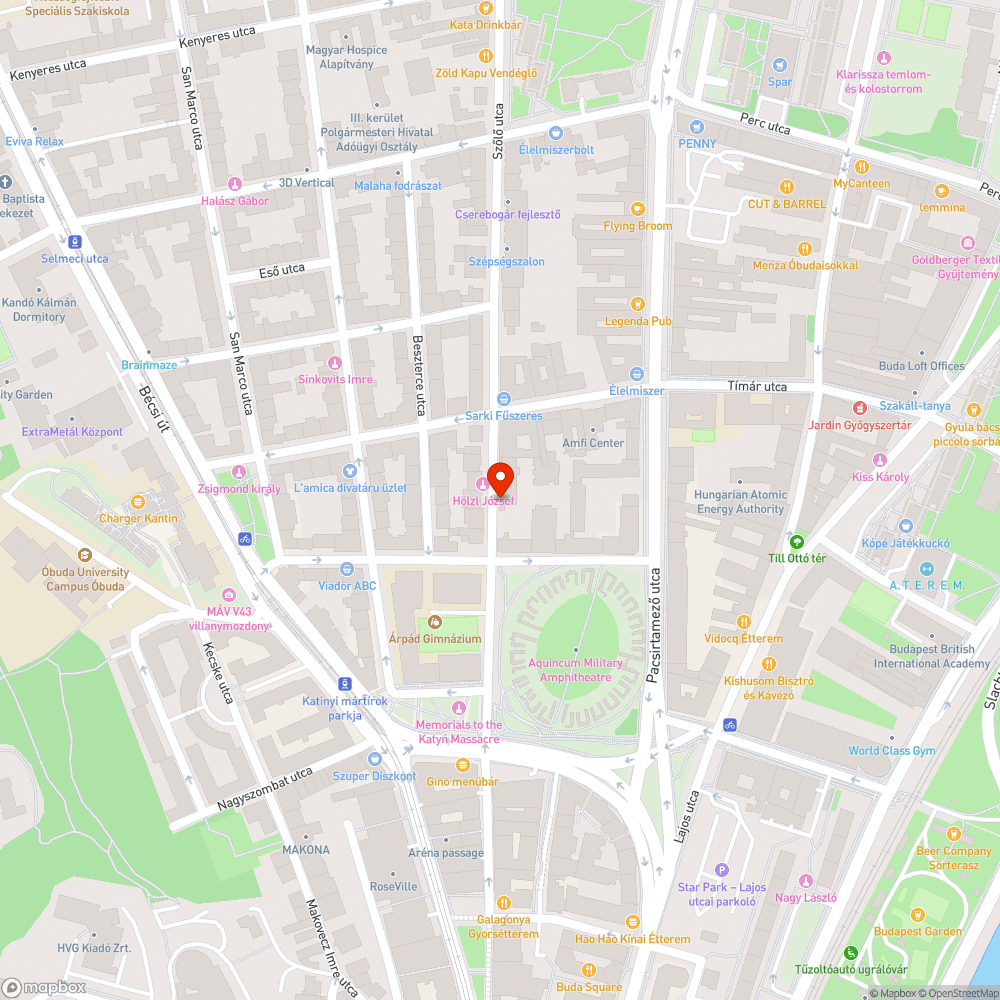 Hiányzó aszfalt bejelentés helye