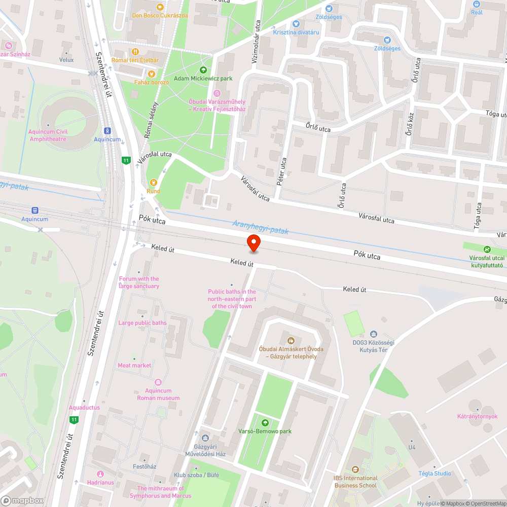 Vaksötét a Keled út - Sujtás u. egy részén bejelentés helye