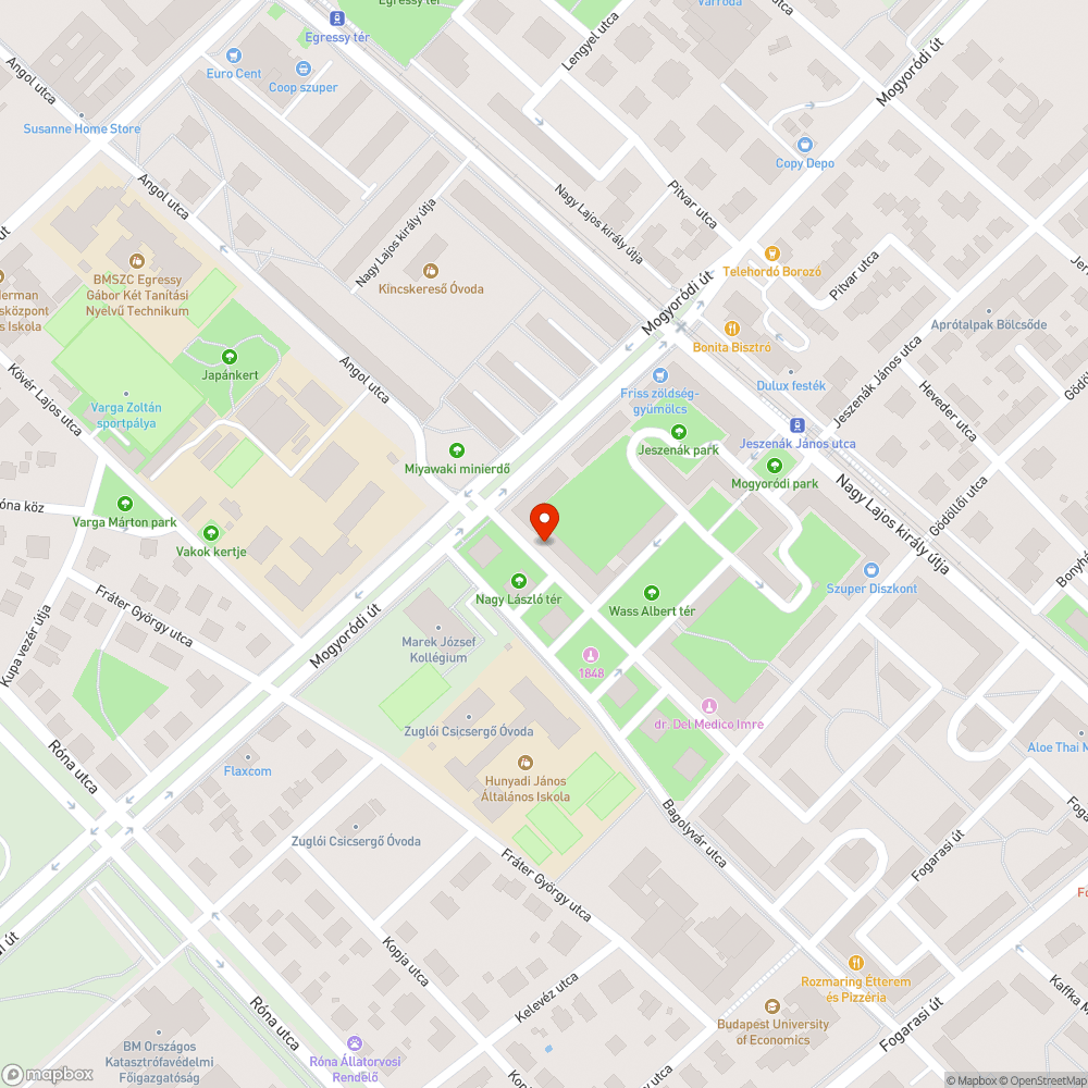 Gazdátlan gödör bejelentés helye