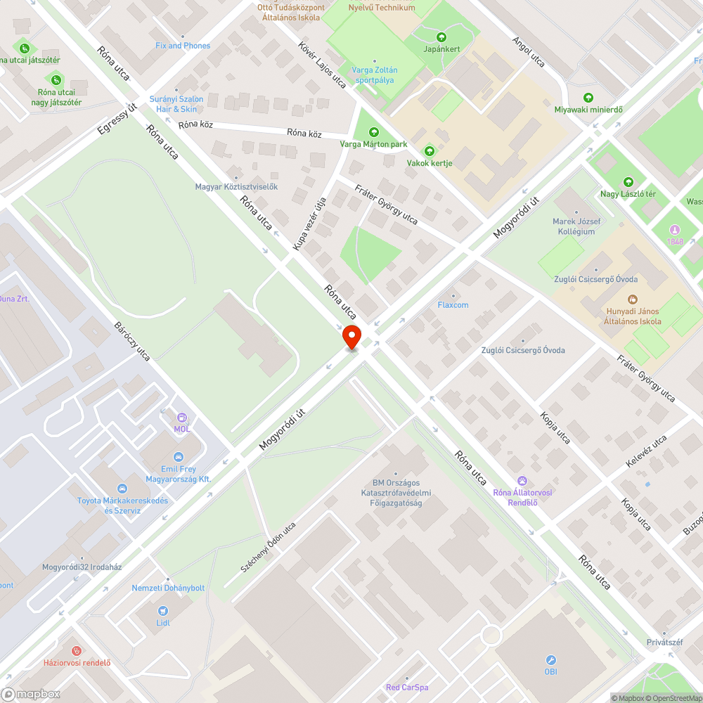 Balesetben megsemmisült élőfa bejelentés helye