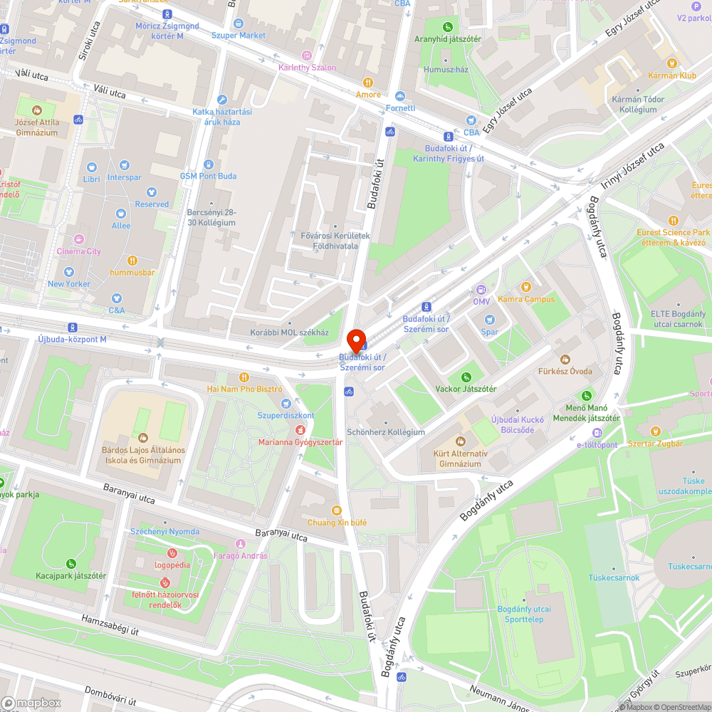 Eltömődött összefolyó bejelentés helye