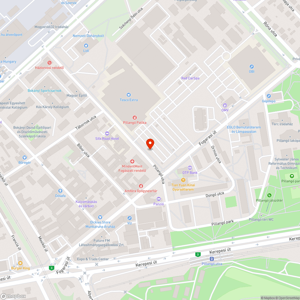 Fák hiánya bejelentés helye