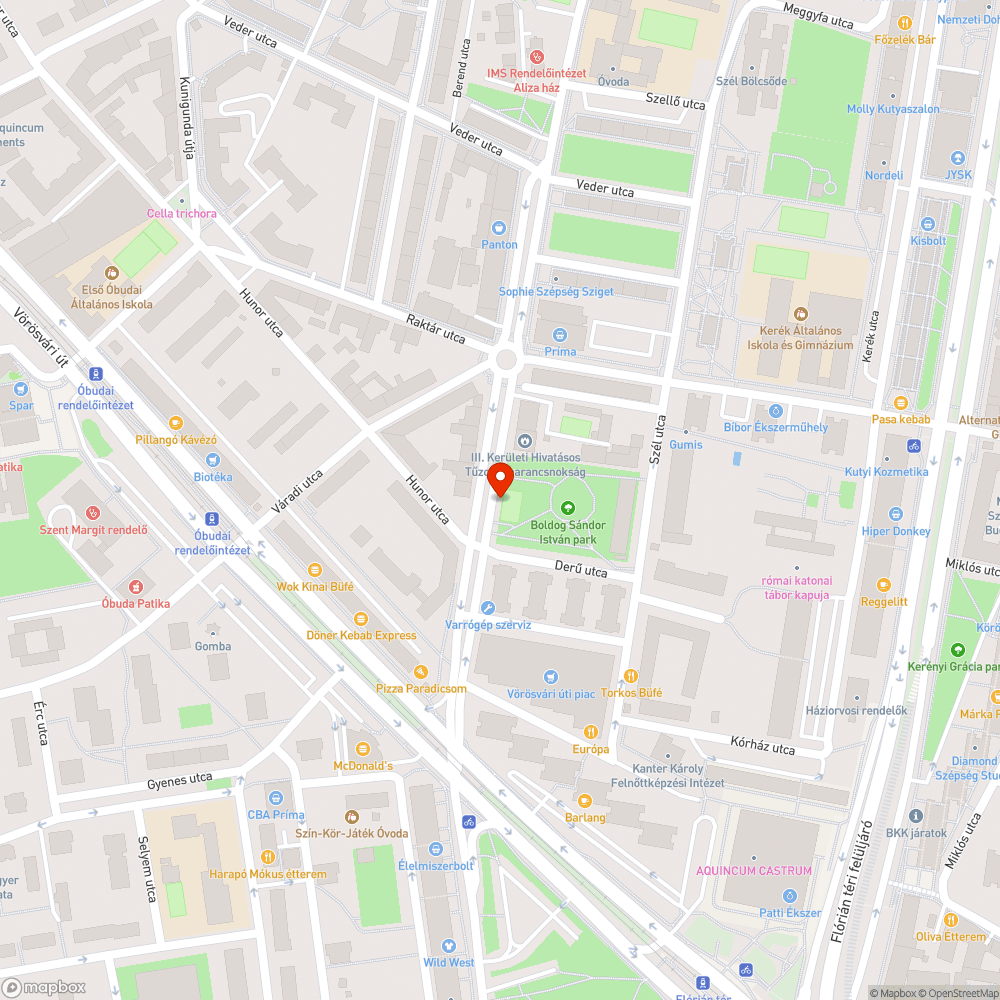 Leeső kilincs bejelentés helye