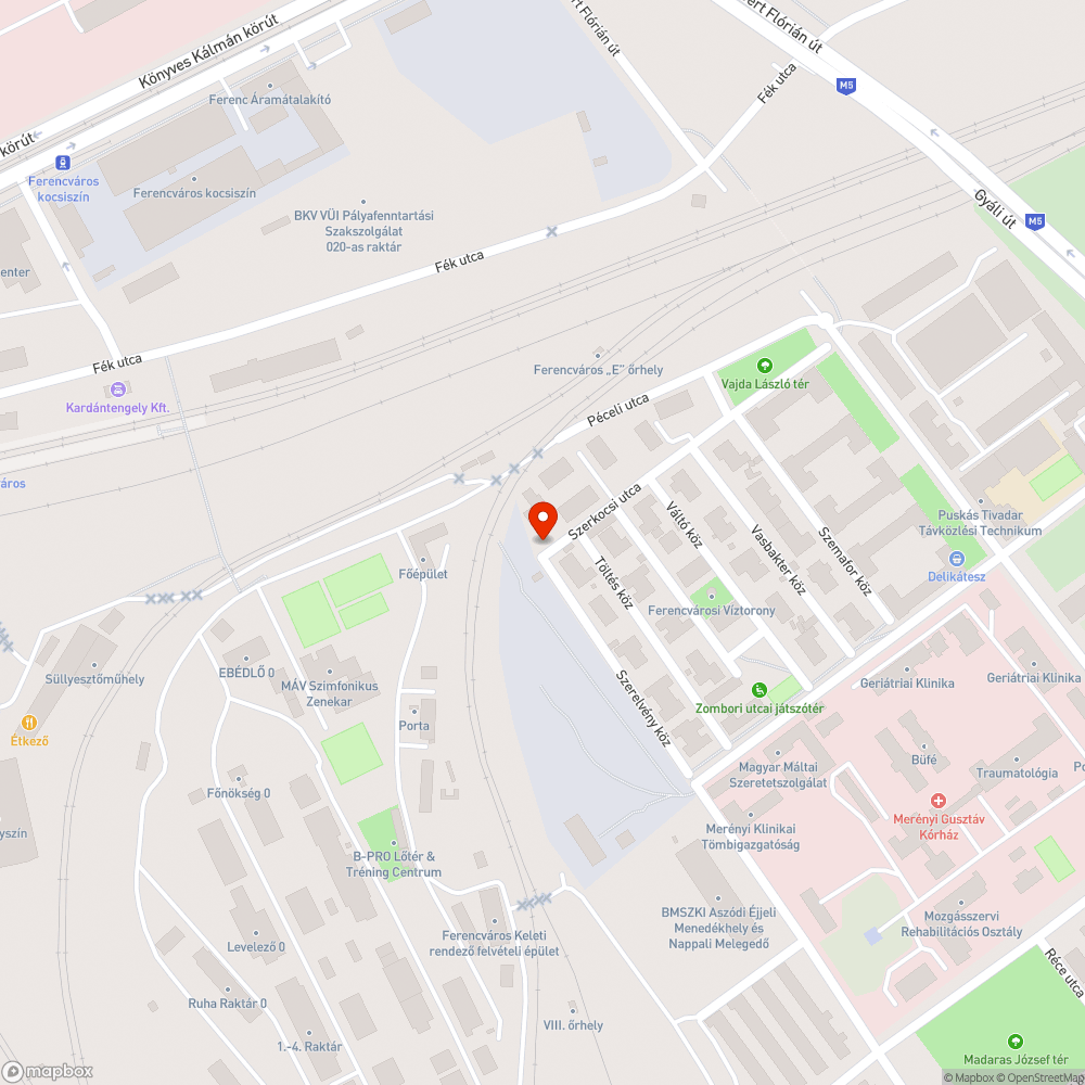 Instabil villanyoszlop bejelentés helye