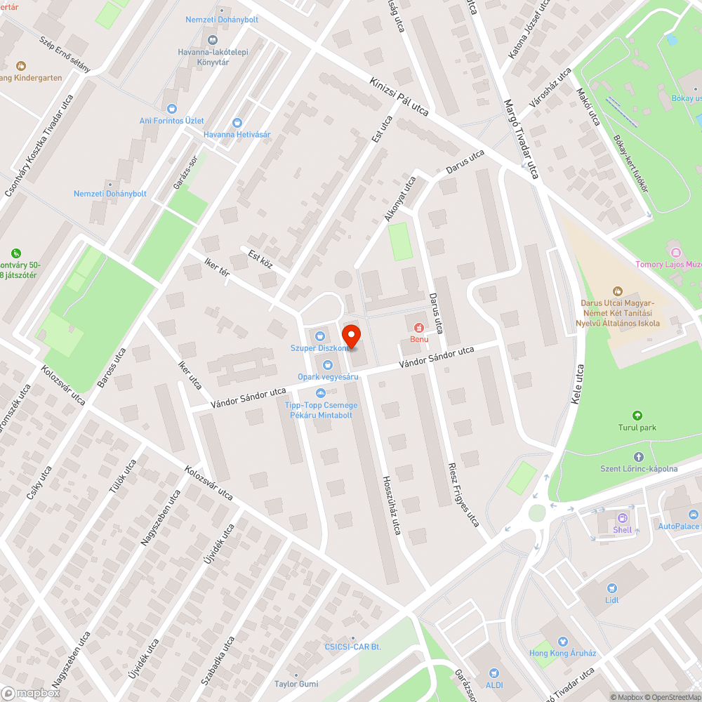 Balesetveszélyes járda bejelentés helye