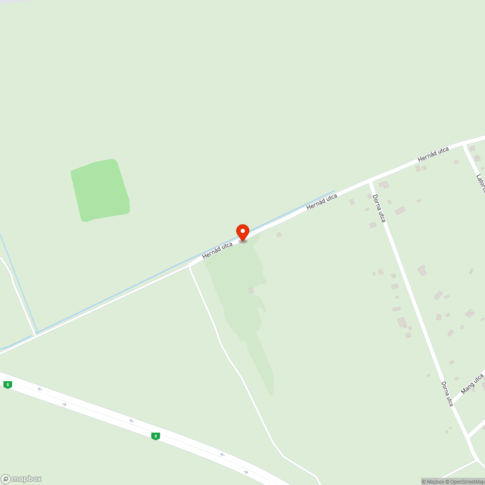 Hernád utca szemétkupac bejelentés helye