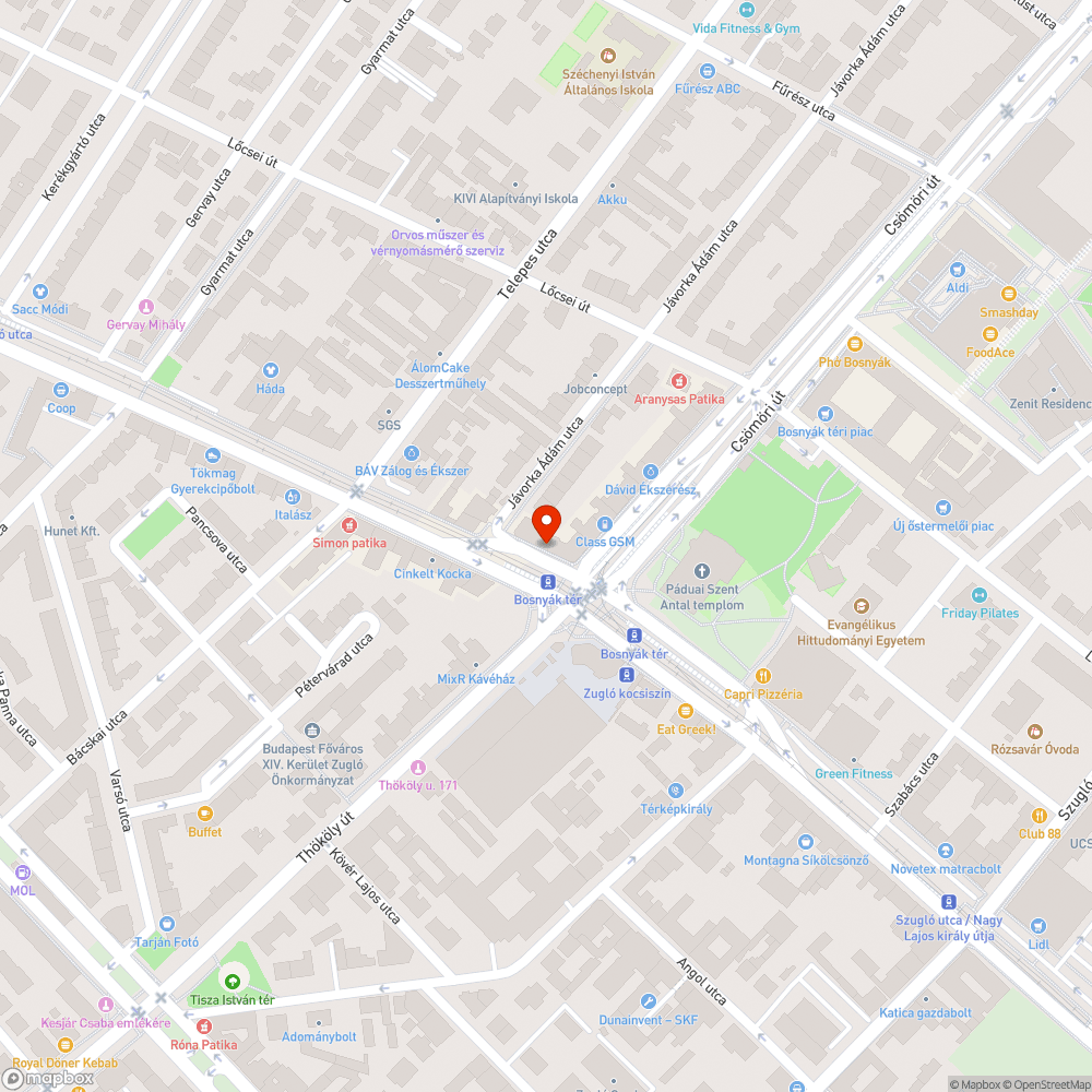 Kidőlt tábla oszlop bejelentés helye