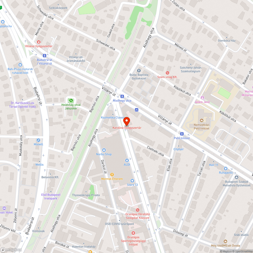 Félretolt virágládák a XI. ker.-ben bejelentés helye