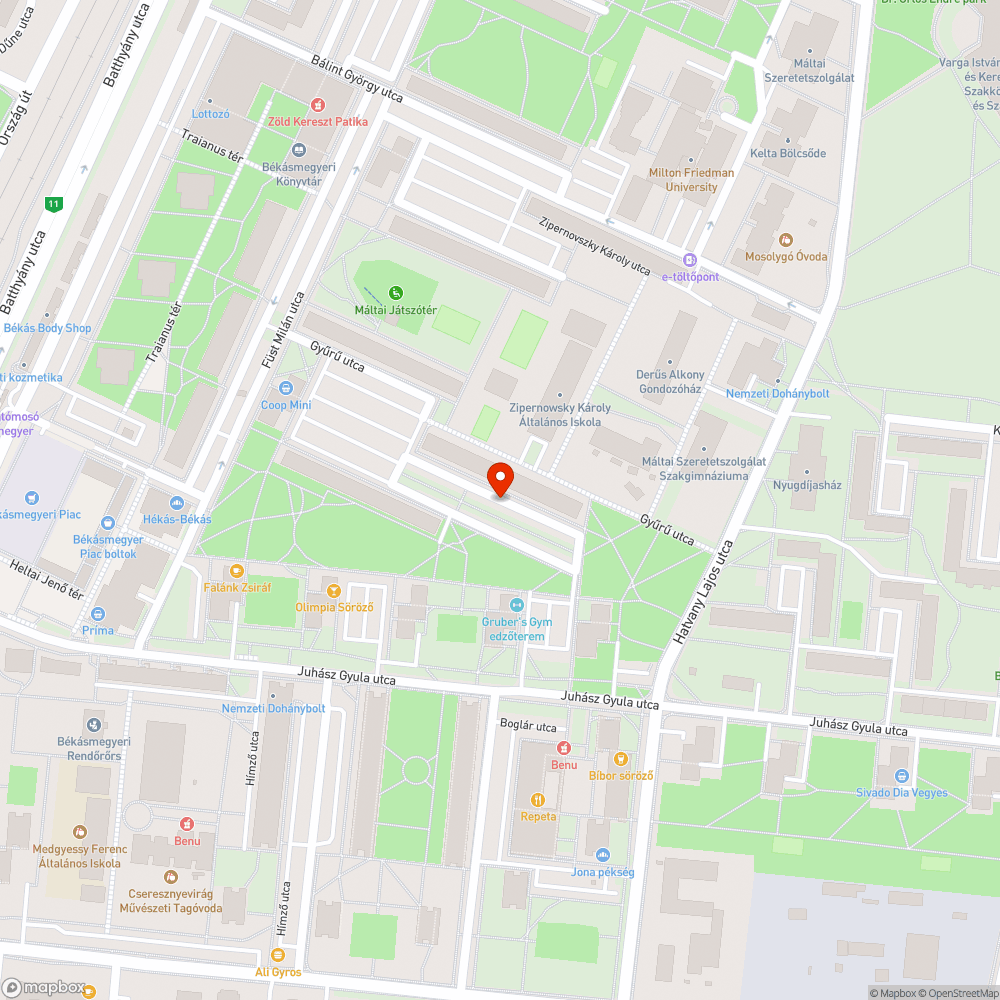 Elhagyott, forgalomból kivont autó bejelentés helye