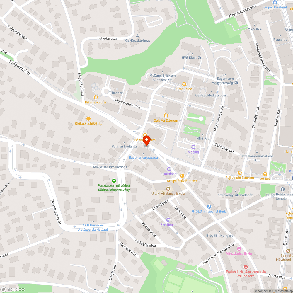 Daubner bejelentés helye