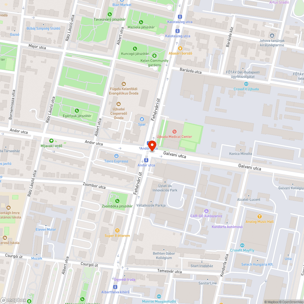 A belső sávban kiszóródott a sóder bejelentés helye