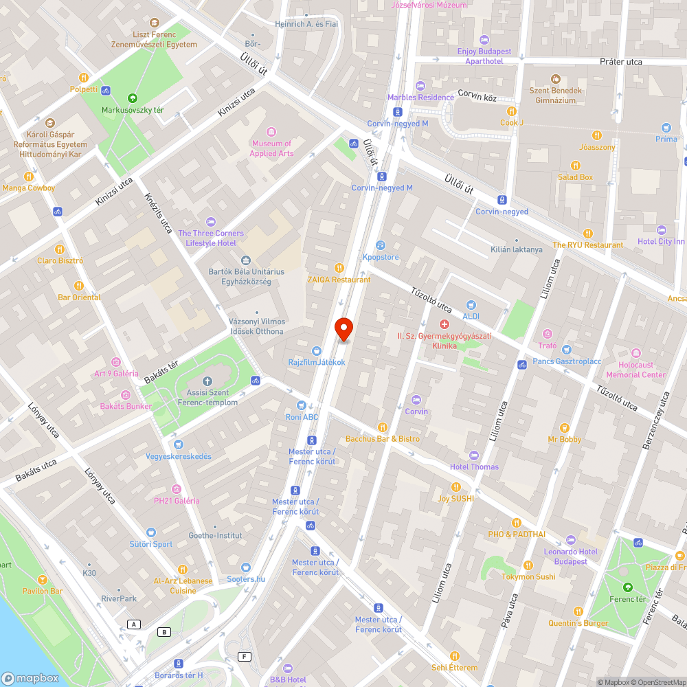 szék a fülkén bejelentés helye