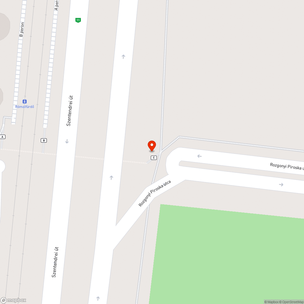 Graffiti a lejárónál bejelentés helye