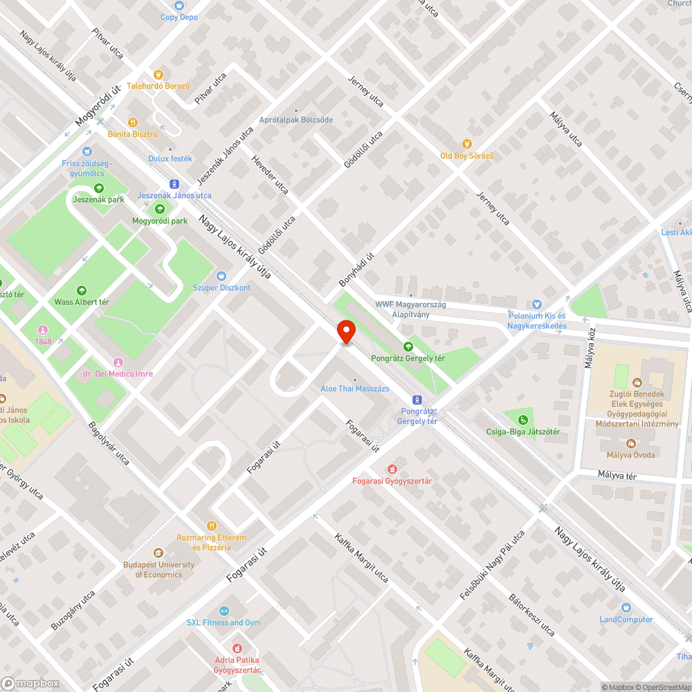 Nagyobb kátyú a járdán bejelentés helye