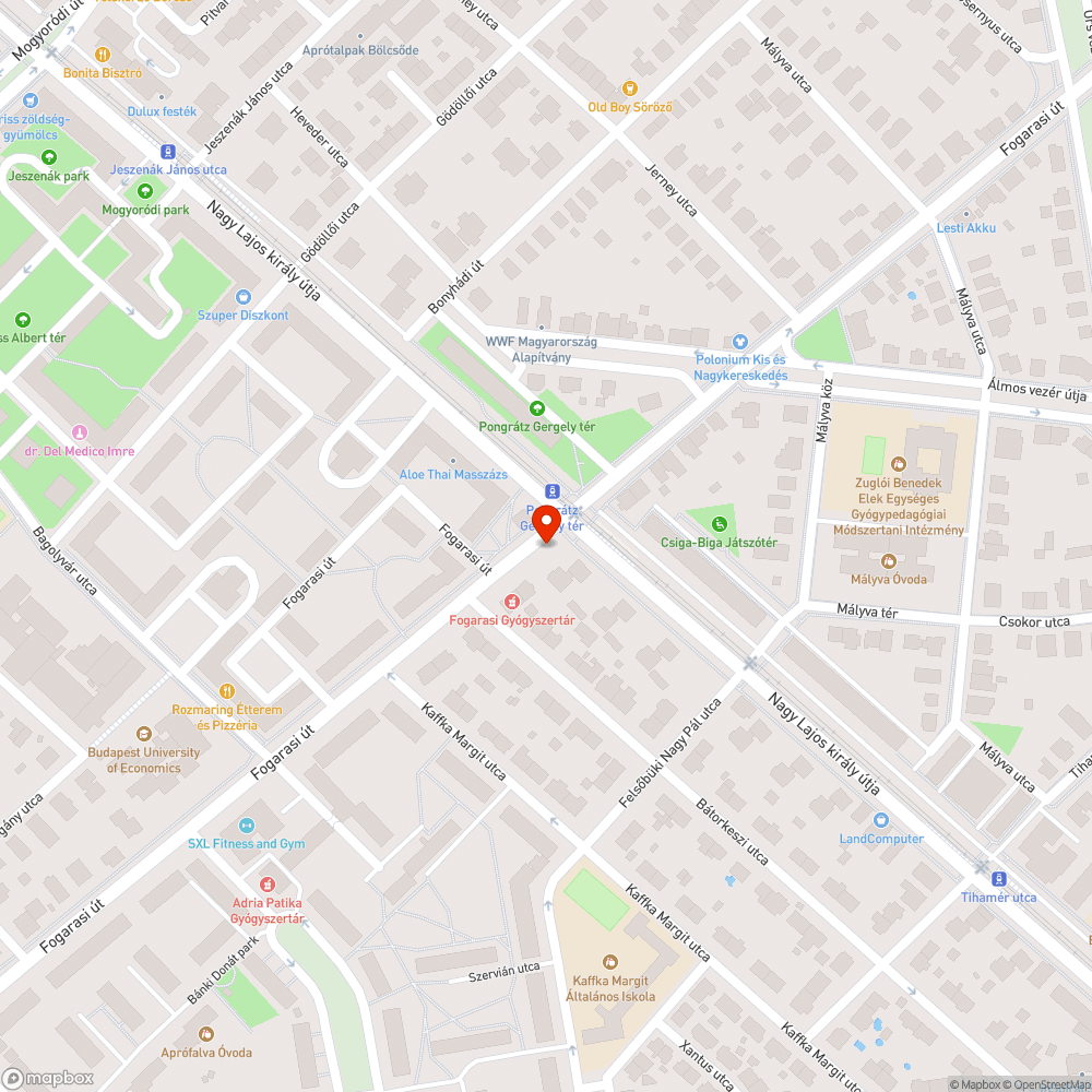 Süllyedés és rossz állapotú megálló bejelentés helye