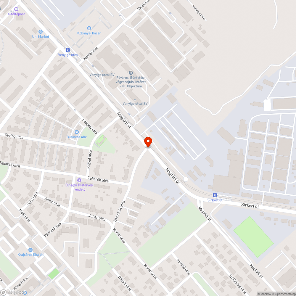 Illegális hulladéklerakó a Maglódi úton bejelentés helye