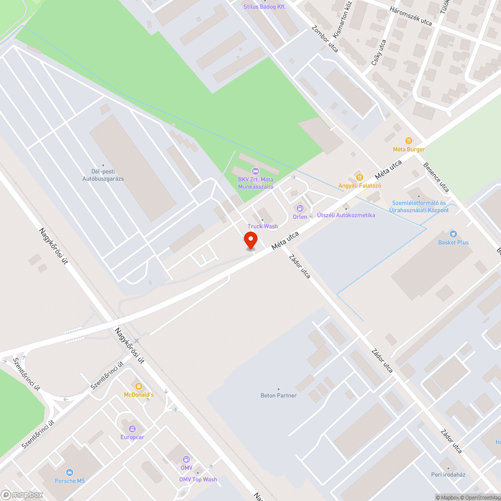 Lejárt műszakival főútvonalon bejelentés helye