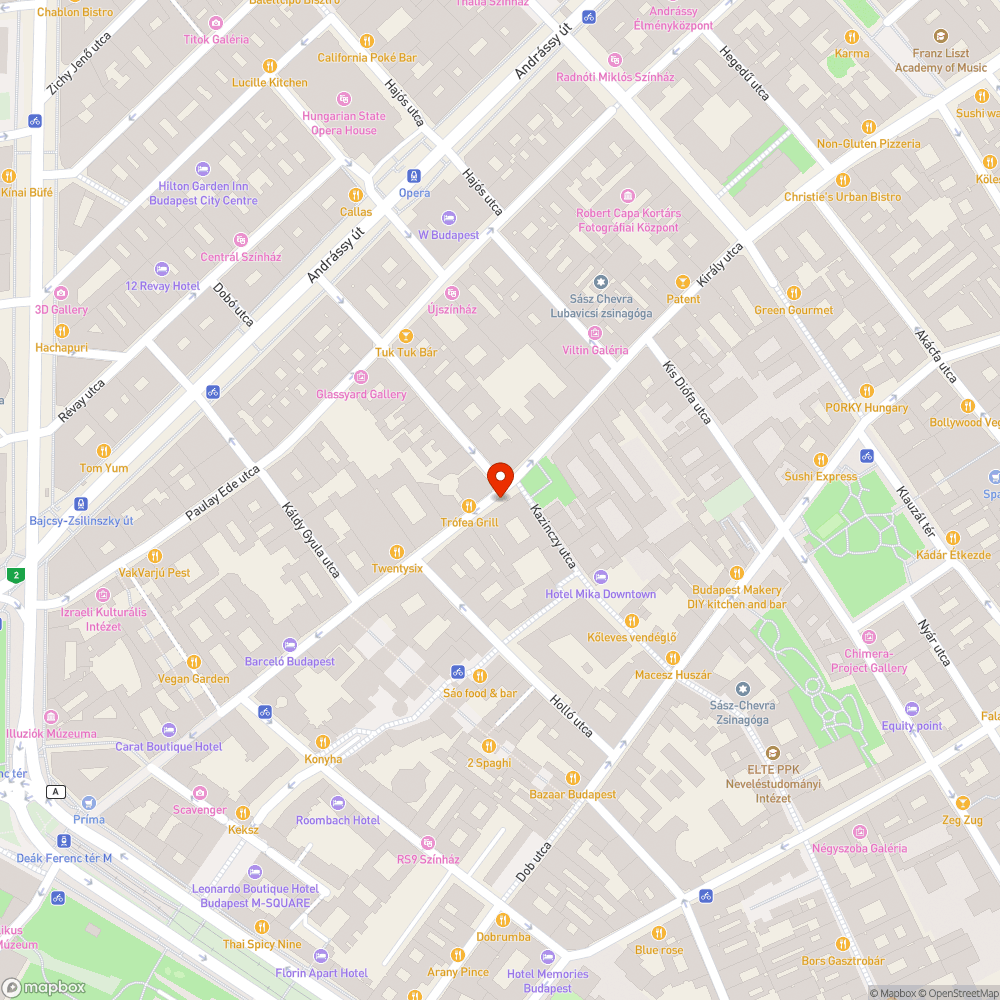 Díszburkolat problémák a Király utcában bejelentés helye