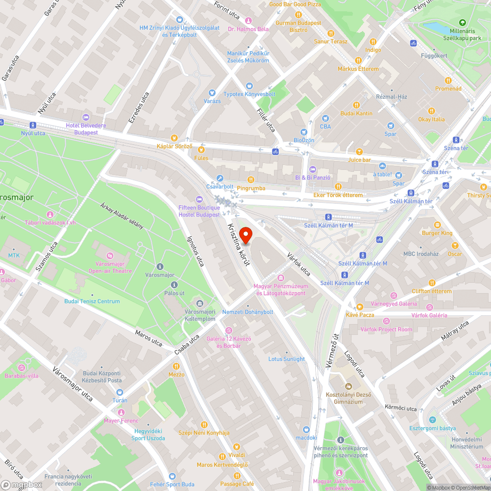 Elhanyagolt tér bejelentés helye