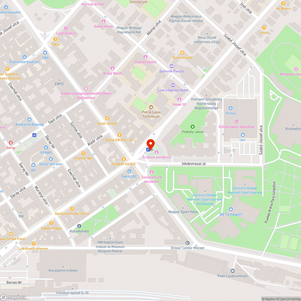 Graffitis tábla bejelentés helye