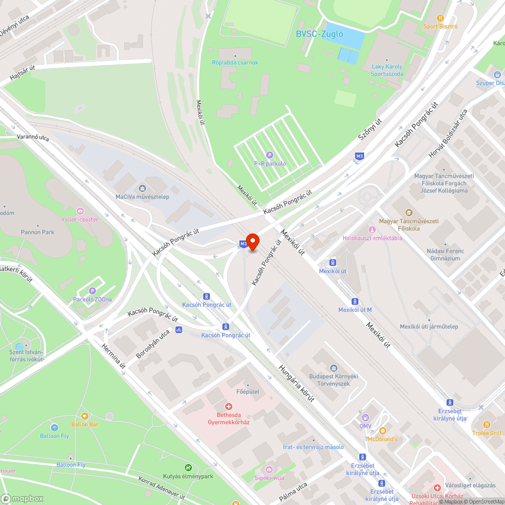 Szemét bejelentés helye