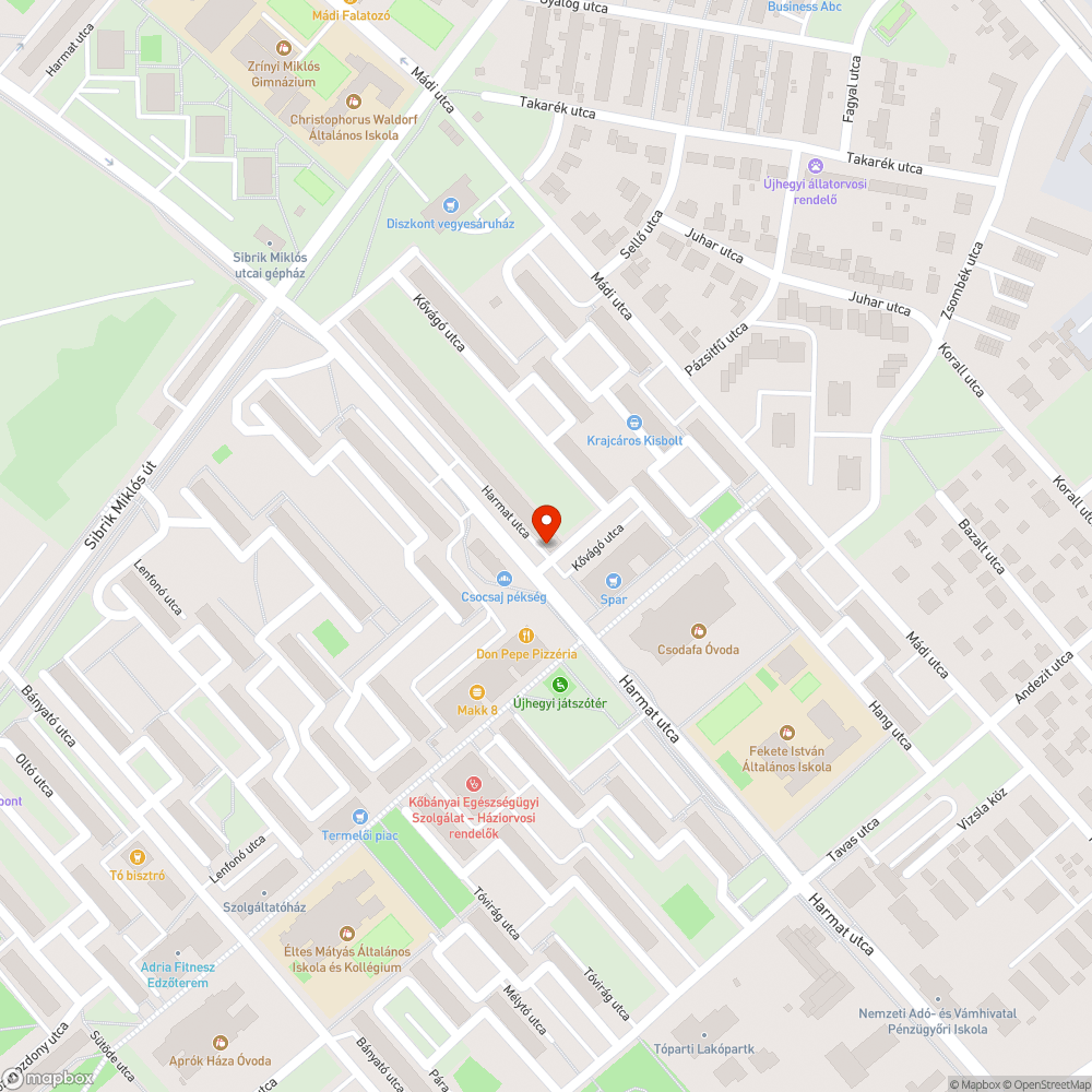 Kopár maradt bejelentés helye